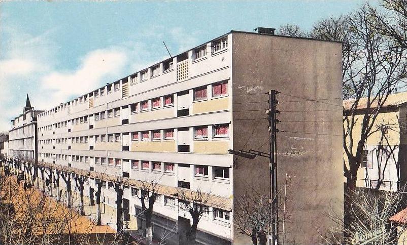 cpsm-Petit-Format   Réf-JP-T214 (  Algérie )    les  H.L.M    de  