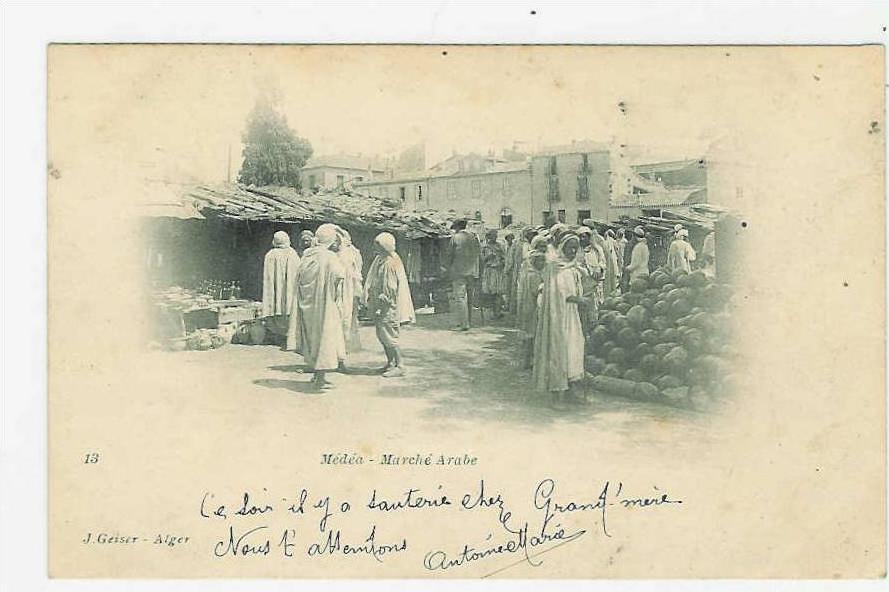 MEDEA - Marché Arabe ( Geiser )