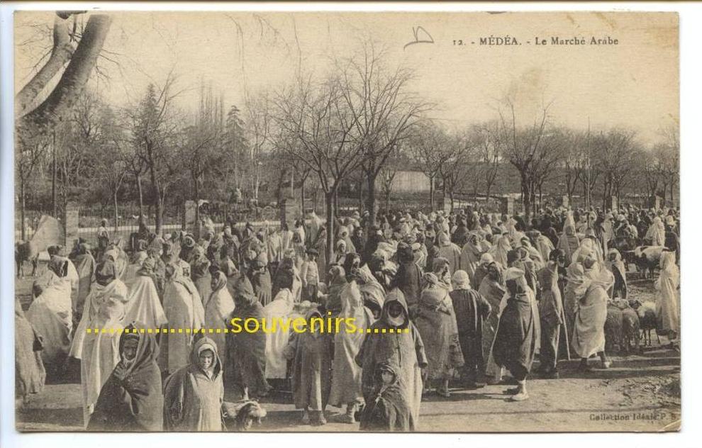 CPA  ALGERIE  MEDEA le Marché Arabe