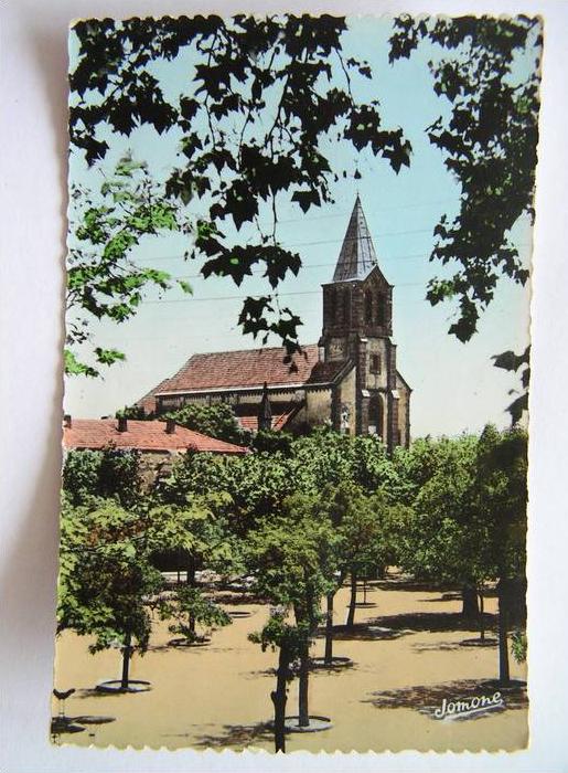Cpsm, Carte photo, très belle vueMedea, l'église