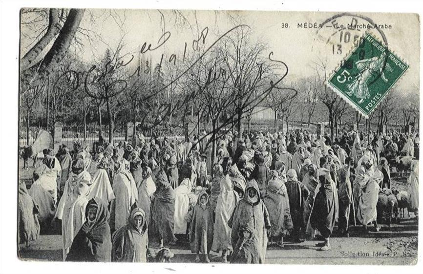 ALGERIE - MEDEA  Le Marché Arabe