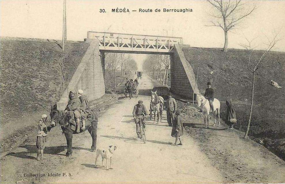 ALGERIE - MEDEA - ROUTE DE BERROUAGHIA