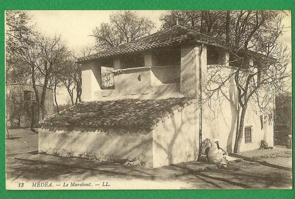 cpa  ALGERIE   ,    Médéa  Le Marabout          ..........LMC15