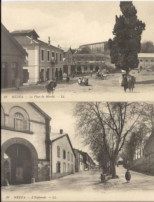 210Si    Algerie Médea lot de 2 cpa