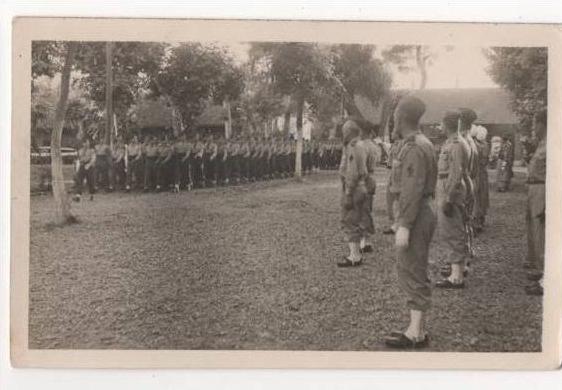 ALGERIE - carte photo MEDEA - militaria - 1948