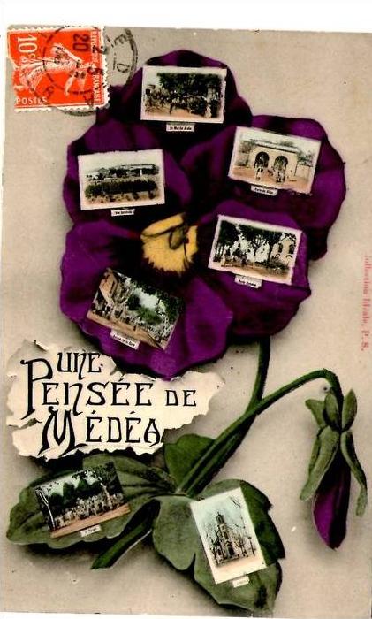 ALGERIE-CPSM-UNE PENSEE DE MEDEA