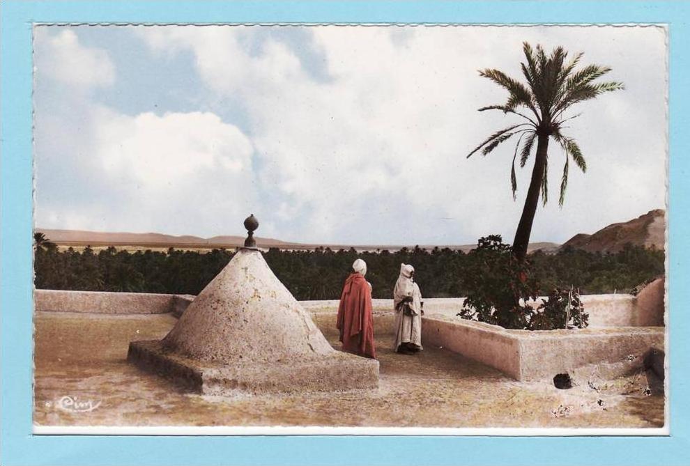 ALGERIE - BOU.SAADA 1961 - la Mosquée + animation