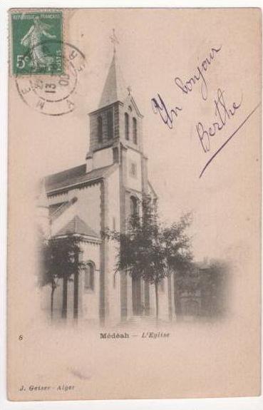 ALGERIE - MEDEA - MEDEAH - L'Eglise