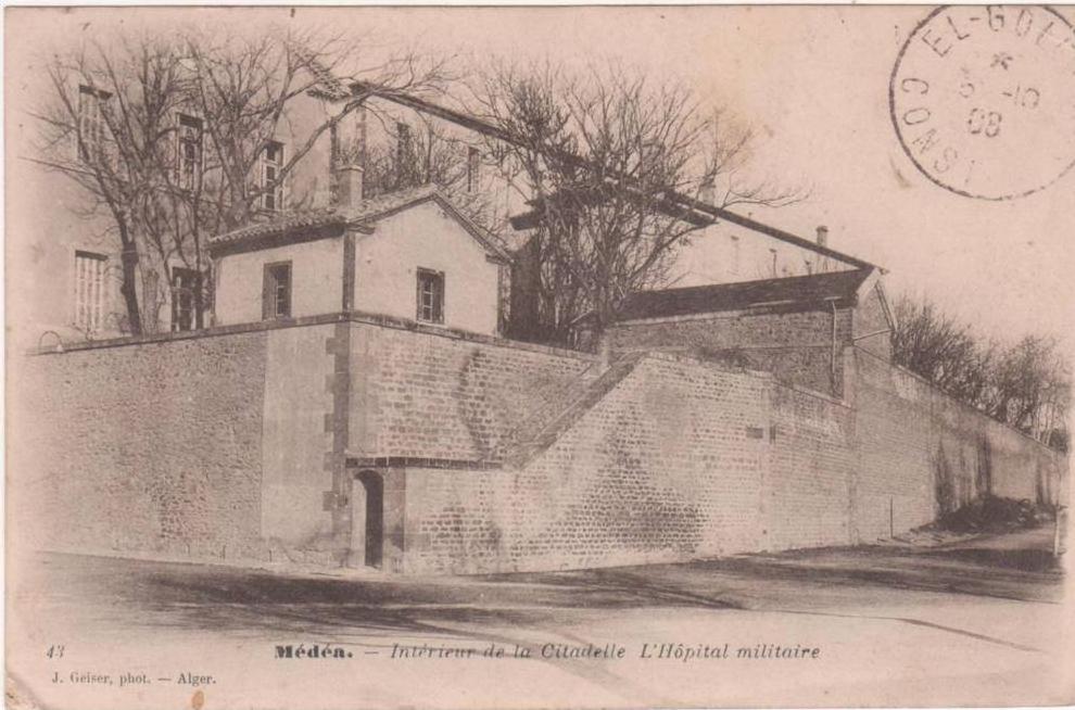 medea -interieur de la citadelle ,l'hopital militaire