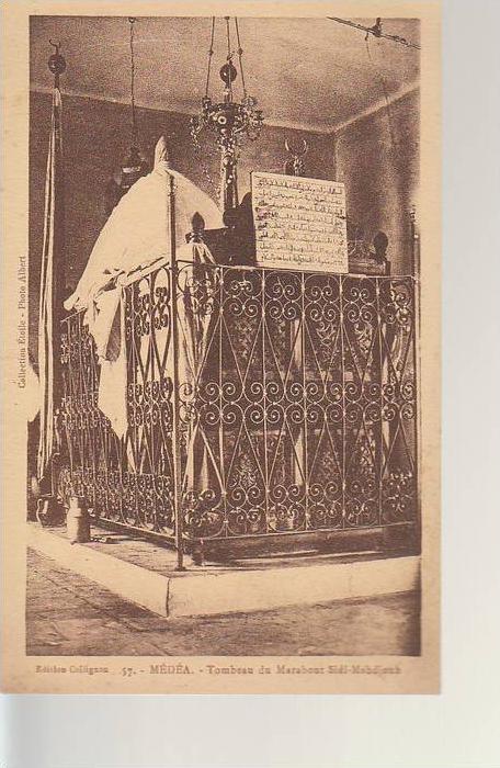 ALGERIE - MEDEA - tombeau du marabout sidi mahdjoub - nr 57 albert à alger - d19 933