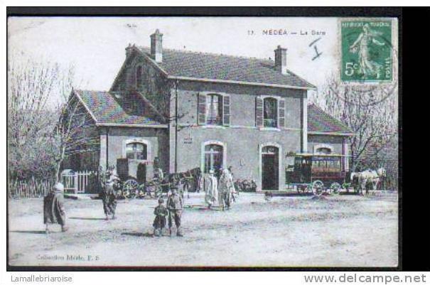 ALGERIE - MEDEA - LA GARE