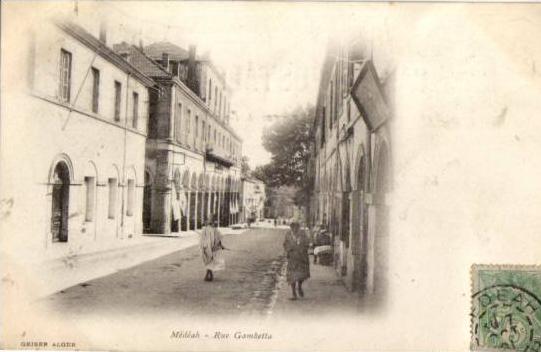 MEDEAH  MEDEA RUE GAMBETTTA ANIMEE  CARTE PRECURSEUR