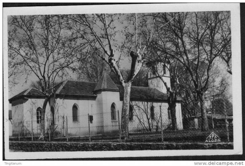 MEDEA-L'EGLISE ET LE BOULODROME A DAMIETTE