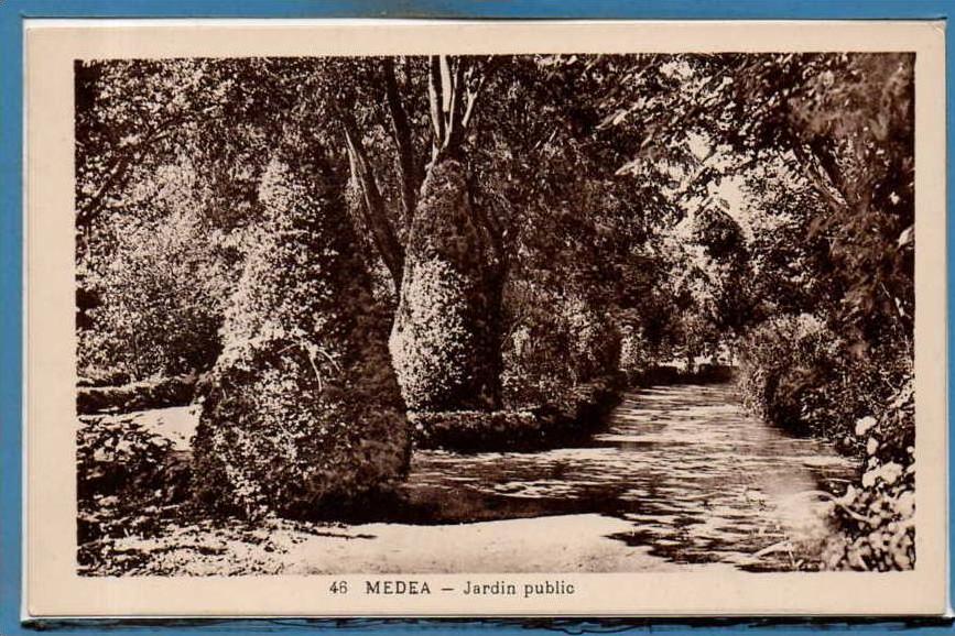 ALGERIE -- Médéa -- Jardin Public