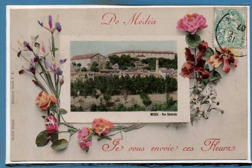 ALGERIE -- Médéa -- Je vous envoie ces fleurs