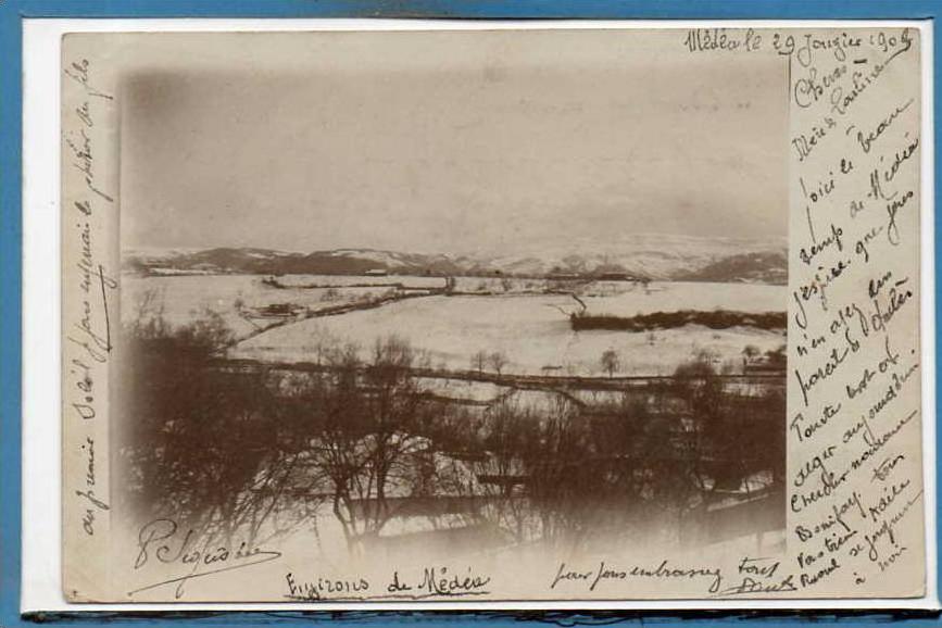 ALGERIE -- Médéa -- Carte photo - RARE