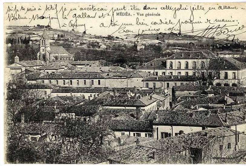 ALGERIE  -  MEDEA  -  VUE GENERALE