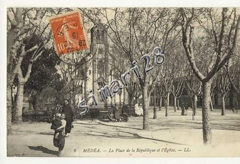MEDEA - N° 6 - LA PLACE DE LA REPUBLIQUE ET L´EGLISE