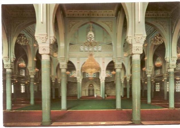 arte postale NEUVE CP ALGERIE  MEDEA INTERIEUR DE LA NOUVELLE MOSQUEE