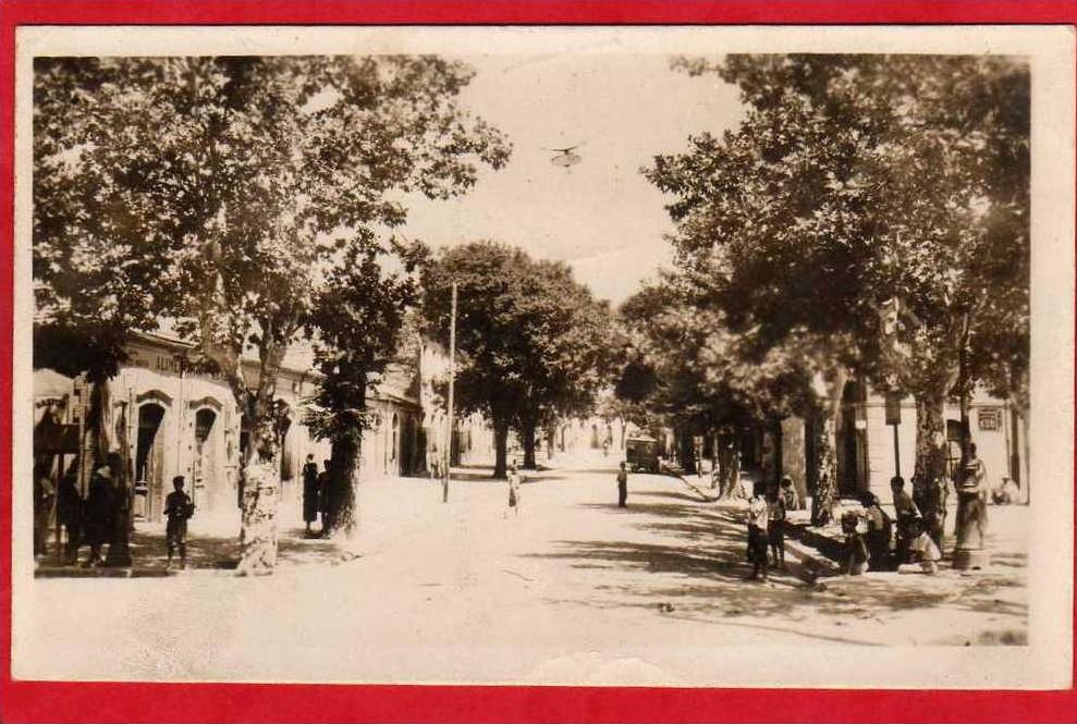 CPSM ALGERIE BERROUAGHIA  près   MEDEA  rue de la Smala  **  format CPA ( JB4)