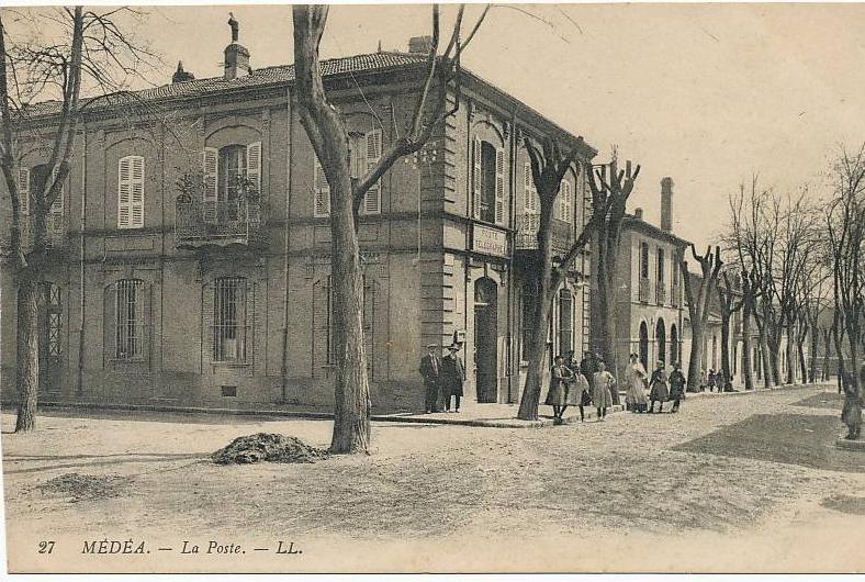 Medea 27 La Poste LL ecrite de Tizi ouzou 1915