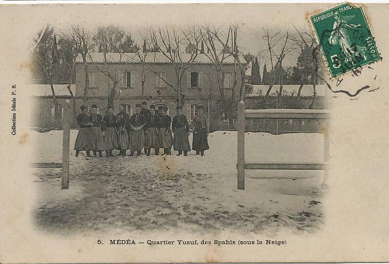 Medea 5 Quartier Yusuf des Spahis sous la neige