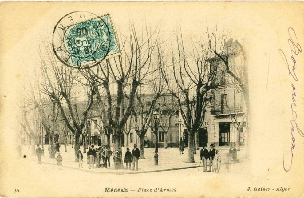 Algérie -  Médéah - Place d´Armes