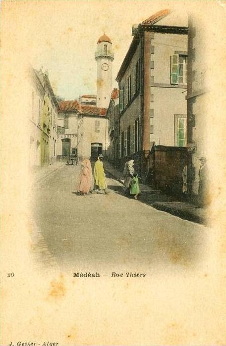 Algérie -  Médéah - Rue Thiers