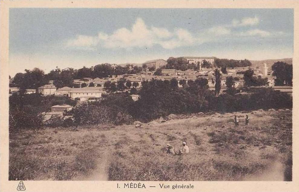 Médéa.- (Algérie) Vue générale - (animée)