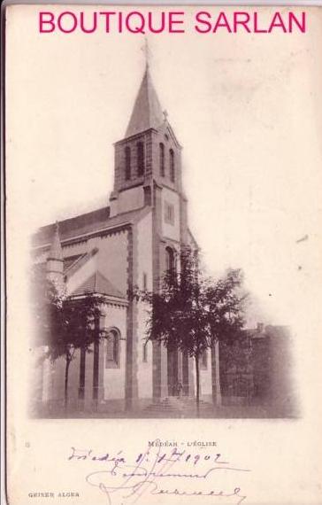 ALGERIE , MEDEA , Geiser N° 8 , L'église