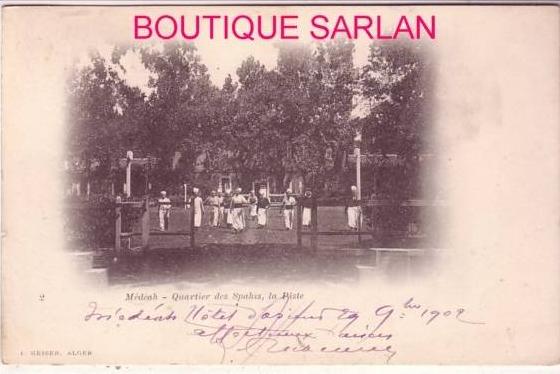 ALGERIE , MEDEA , Geiser N° 2 , Quartier des Spahis , La piste