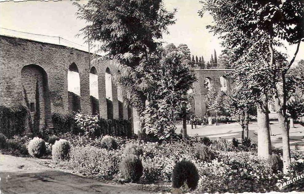 algerie carte postale medea portes de lodi viaduc  jardin pont ed. jomone alger ut TBE