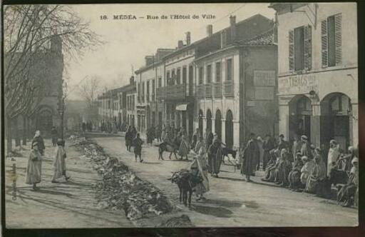 ALGERIE MEDEA /   Rue de l'hôtel de ville