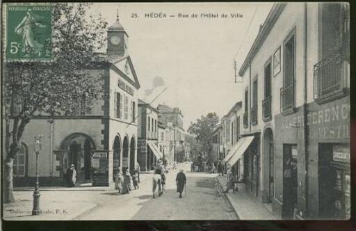 ALGERIE MEDEA /   Rue de l'hôtel de ville