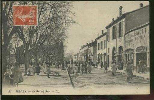 ALGERIE MEDEA /   La grande rue