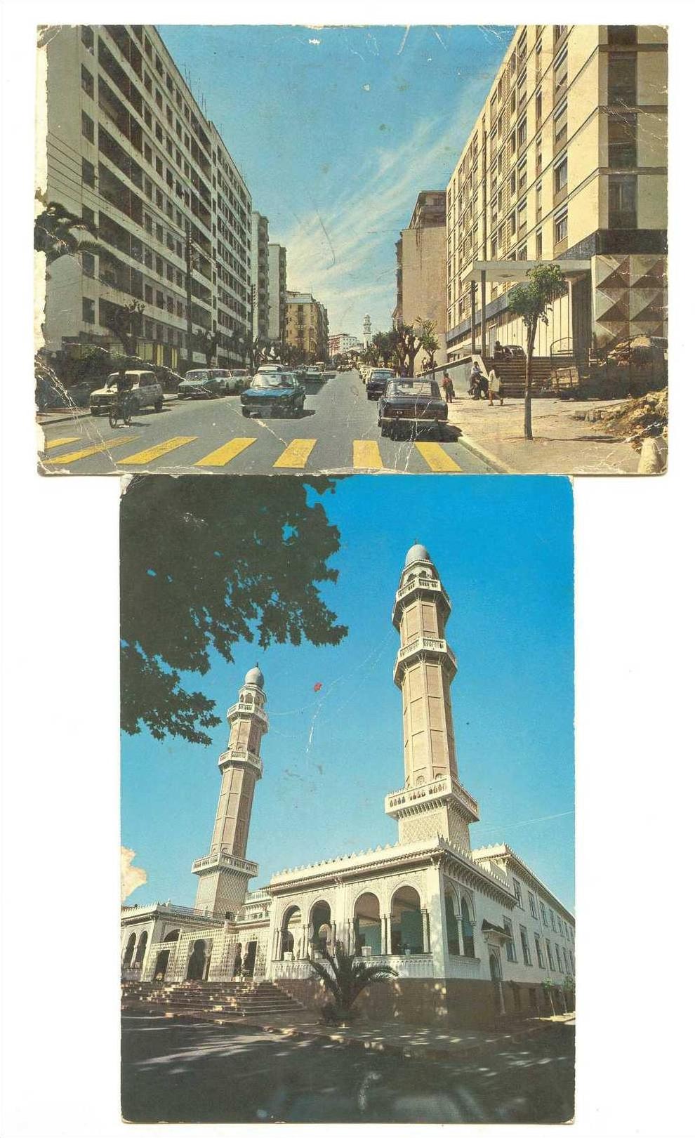 2 CP ALGER LA BLANCHE BdDU COLONEL BOUGARA ET MEDEA MOSQUEE ENNOUR