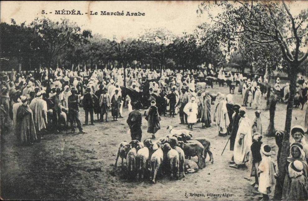 ALGERIE    MEDEA    le marché arabe