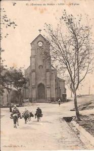 ALGERIE- ref no 882- environs de medea - lodi - l eglise -