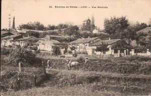 ALGERIE- ref no 515- environs de medea - lodi - vue generale  - bon etat
