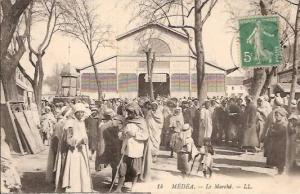 ALGERIE- ref no 517- medea -- le marché- bon etat