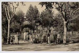 cpa MEDEA le square n°9 - TRES BELLE CARTE ANIMEE homme femme enfant landau A VOIR collec ideale PS