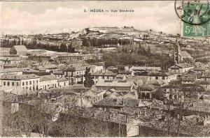 ALGERIE -ref no 267- medea - vue generale   - bon etat