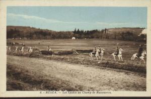 MEDEA  LES SPAHIS AU CHAMP DE MANOUEVRES