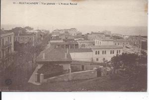 ALGERIE - MOSTAGANEM - Vue générale, l'avenue Raynal