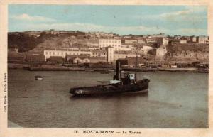 Mostaganem -  La Marine   CPA Colorisée Phototypie Albert, Alger    TBE