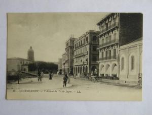 CPA  - MOSTAGANEM - AVENUE DU 1er DE LIGNE