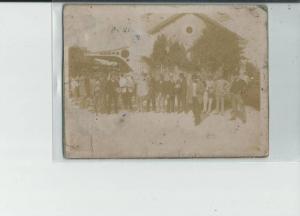 MOSTAGANEM  ,gare , le 6 juin 1897 (inauguration??) carte photo