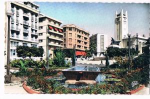 MOSTAGANEM.Algerie.square docteur Querat.1962.