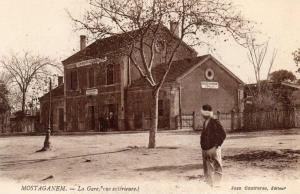 MOSTAGANEM  La  gare vue extérieure