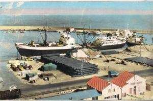 ALGERIE MOSTAGANEM  LE PORT  CPSM NO 1584  AVEC BATEAUX